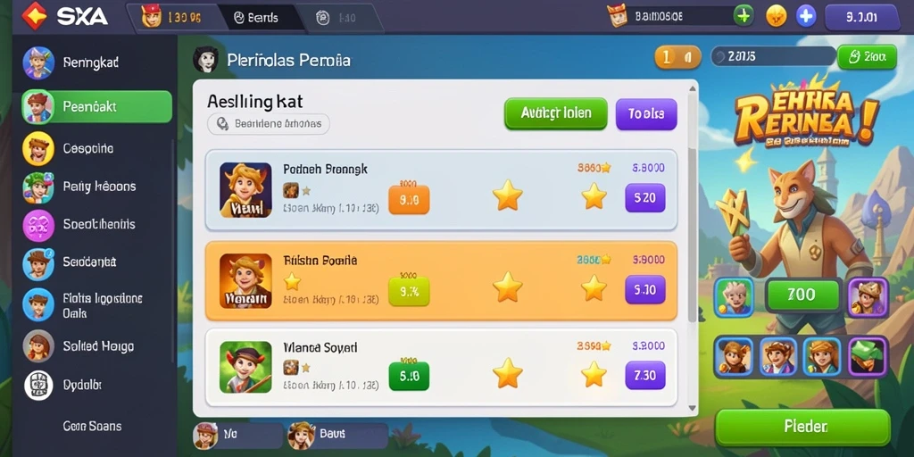 Berinteraksi dengan karakter ikonik dalam game.